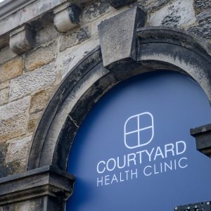Courtyard Health Clinic Signage - Musselburgh